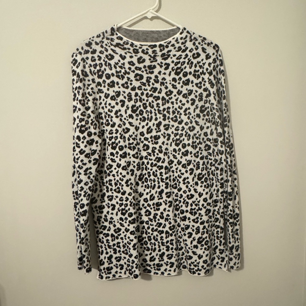 Leopard print sweater